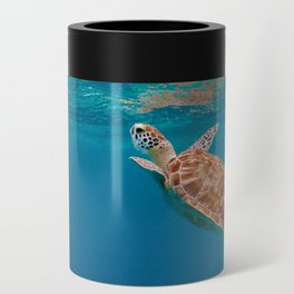Turtle Swimming  Can Cooler