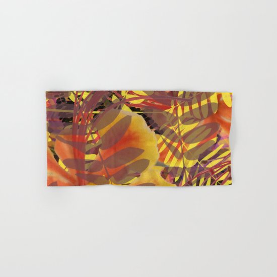 Autumn Tropical Vibe Hand & Bath Towel