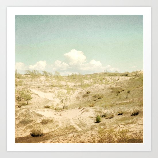 The Beginning Sleeping Bear Sand Dunes Art Print