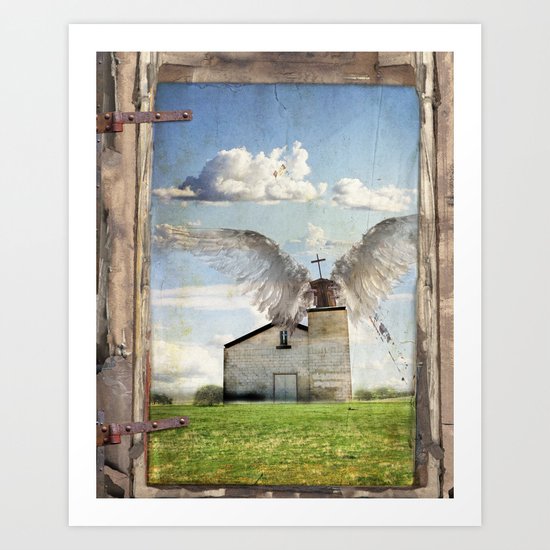 Archangel Azrael Art Print