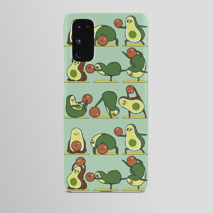 Avocado Yoga With The Seed Android Case