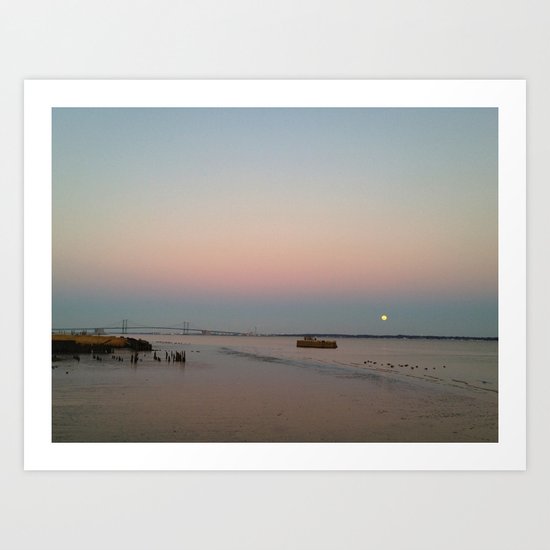 Moon Rising Art Print