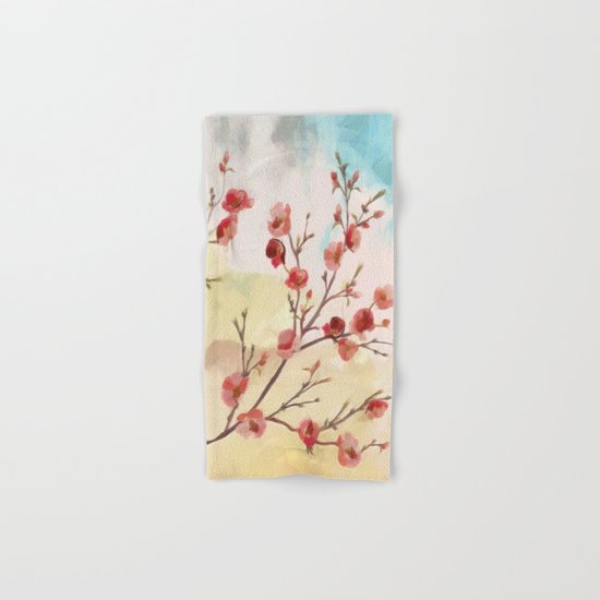 Cherry Blossom - Variation 2 Hand & Bath Towel