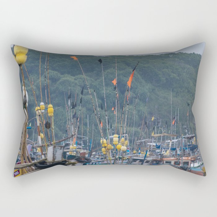 Fishing boats Sri Lanka Rectangular Pillow