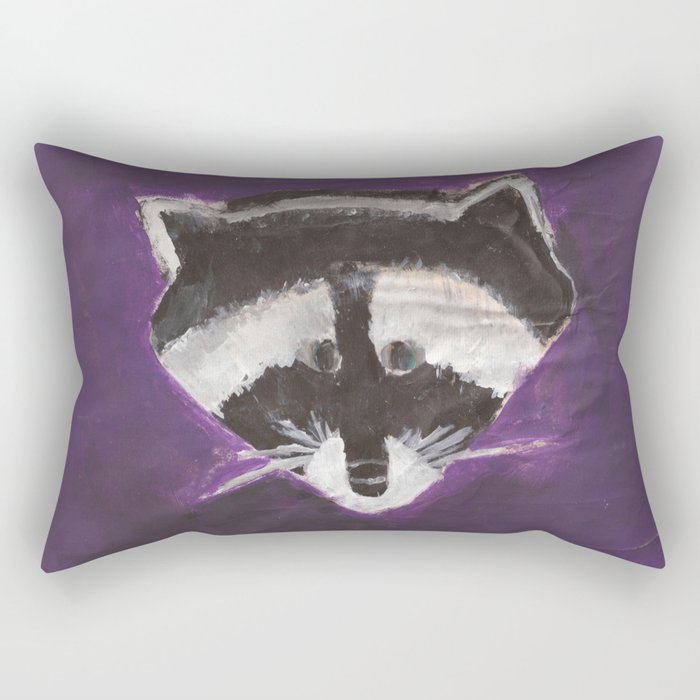 Raccoon Rectangular Pillow
