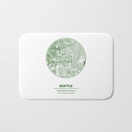 Seattle city map coordinates Bath Mat