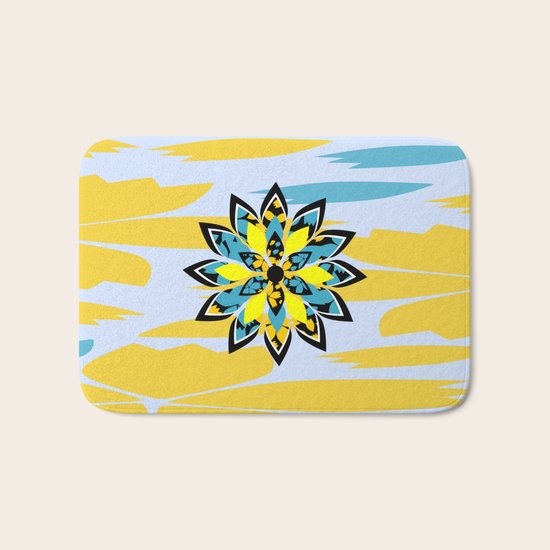 Tropical flower Bath Mat