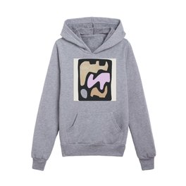 Modern Abstract NO.2 | Black Kids Pullover Hoodies