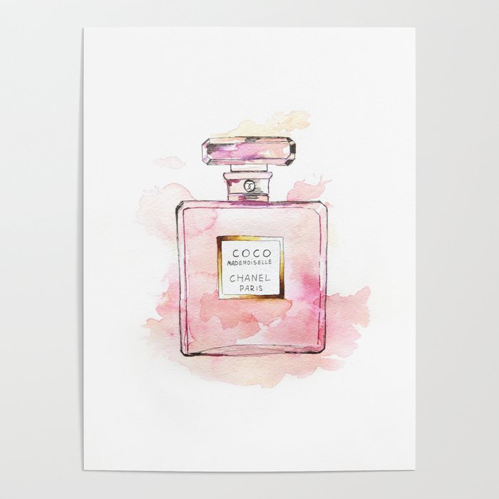 Fashion perfume bottle Poster