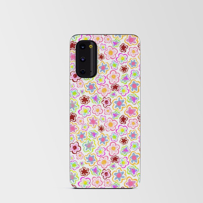 Colorful Flowers Android Card Case