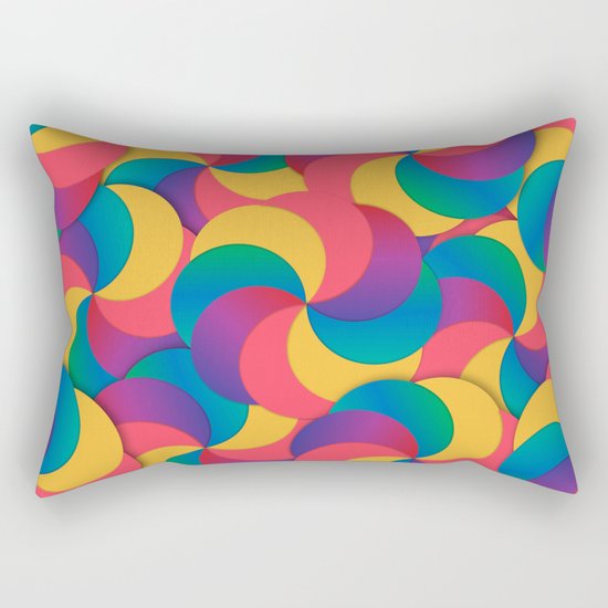Spiral Mess Rectangular Pillow