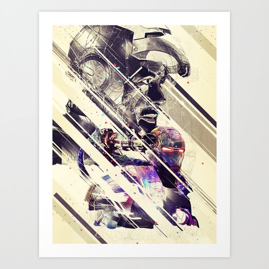 Iron Man & Warhammer // Part I Art Print