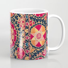 Kermina Suzani Uzbekistan Floral Embroidery Print Mug