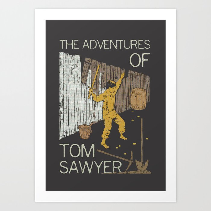 Books Collection: Tom Sawyer Art Print