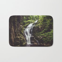 Wild Water - Landscape and Nature Photography Bath Mat | Adventure, Wilderness, Nature, River, Landscape, High, Photo, Waterfall, Mountains, Escape 