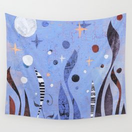 BLUE UNTITLED Wall Tapestry