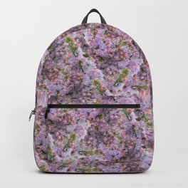 Purple lilac - purple vintage flowers, floral design Backpack | Blooms, Flowerpower, Lilacdesign, Flowerygiftidea, Nature, Graphicdesign, Romantic, Delicatelilac, Lavender, Lilac 