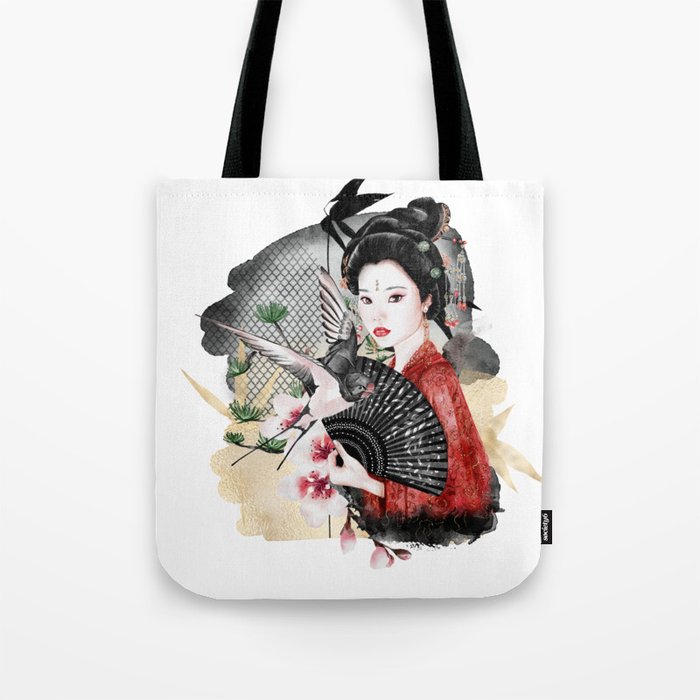 Geisha girl Tote Bag