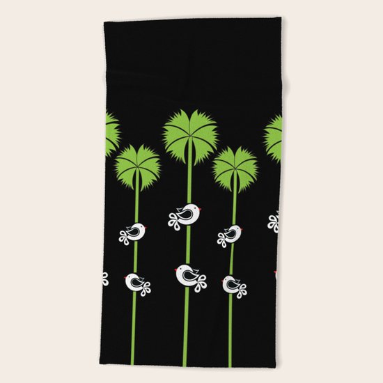 tree 5 Beach Towel