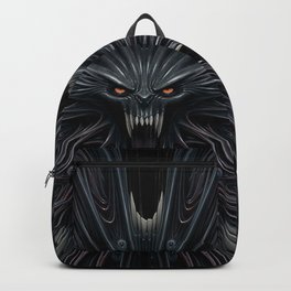 The face of fear Backpack | Madness, Killer, Horrormovie, Cool, Vampire, Werewolf, Trickortreat, Scary, Graphicdesign, Wolf 