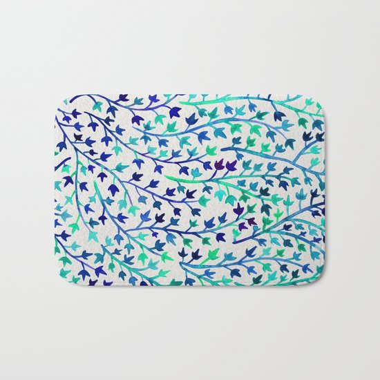 Turquoise Ivy Bath Mat