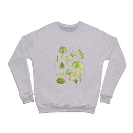 Parrot Toadstools and Moss Crewneck Sweatshirt