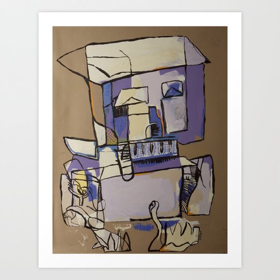 Robot Art Print