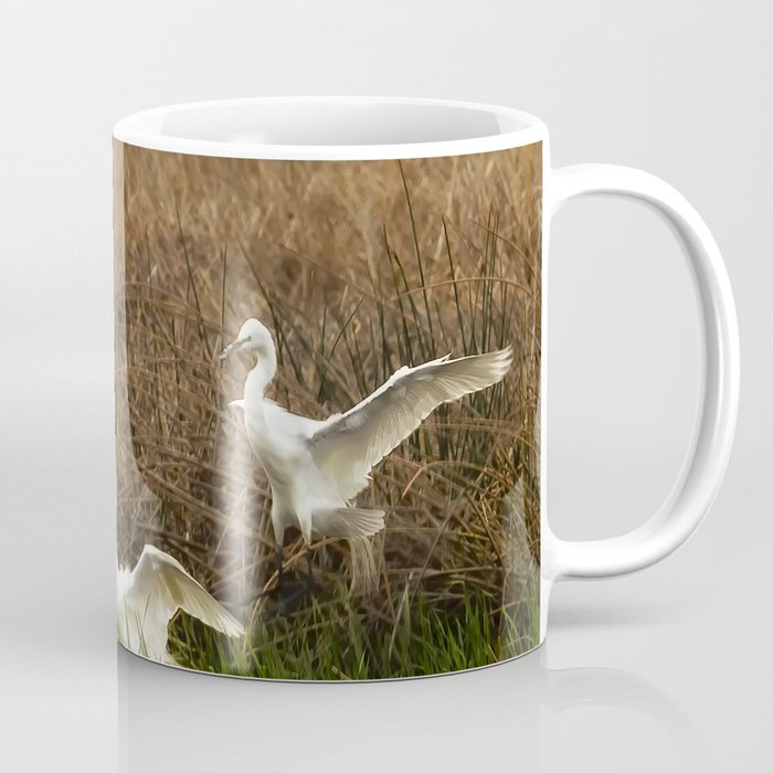 Egret Landing Coffee Mug