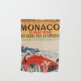 Monaco Grand Prix Poster Wall Hanging