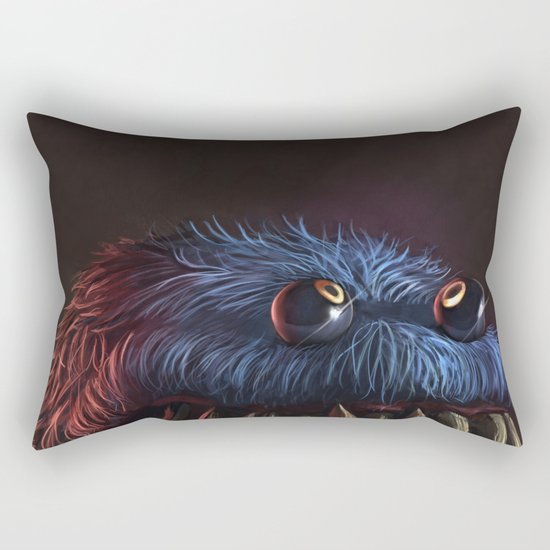 Cookie Monster Rectangular Pillow