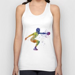 Fitness in watercolor Unisex Tank Top