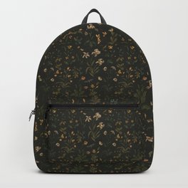 Old World Florals Rucksack | Flower, Tapestry, Painting, Flowers, Other, Floral, Vintage, Nature, Curated, Digital 