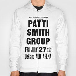 The Patti Smith Group Concert Poster 1979 Hoody