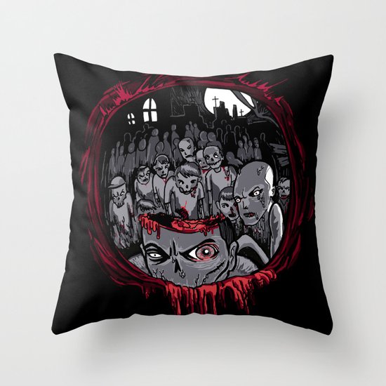 Shotgun'd! Throw Pillow