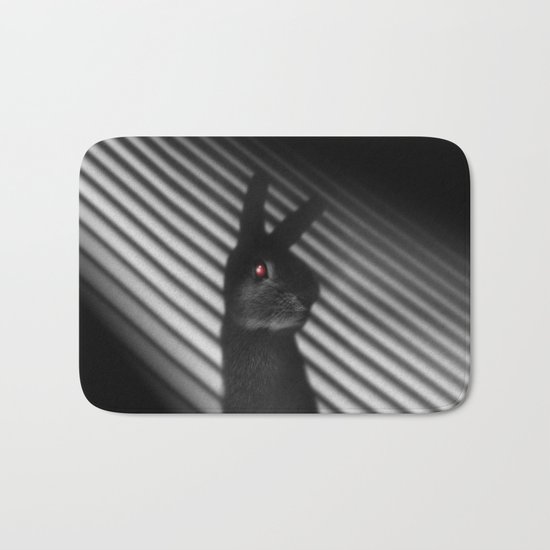 Shadow Bunny Bath Mat