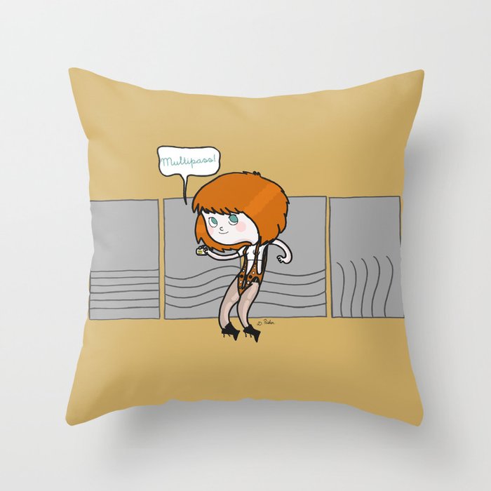 The most important girl in the universe Throw Pillow