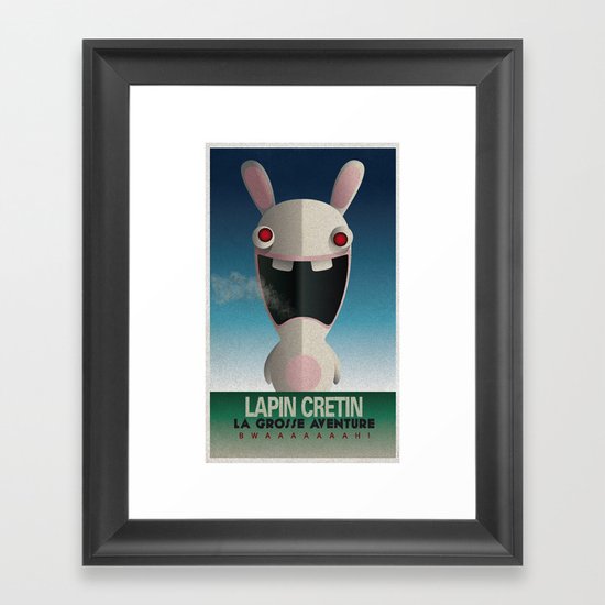 CASSANDRE SPIRIT - Raving Rabbids Framed Art Print