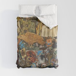 Diego Rivera Murals of the National Palace II Duvet Cover