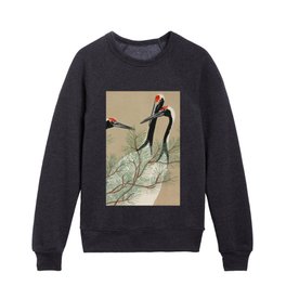 Cranes from Momoyogusa – Flowers of a Hundred Generations  Kids Crewneck