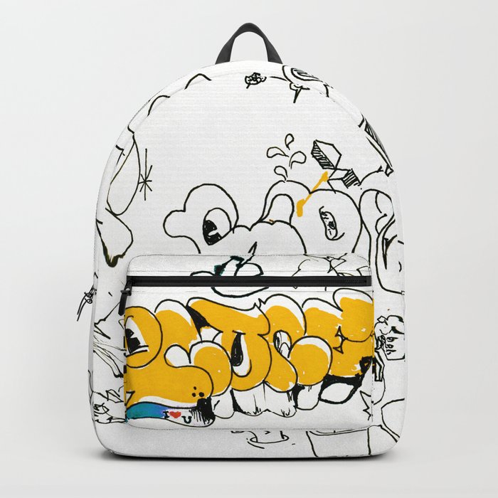BW doodle Backpack
