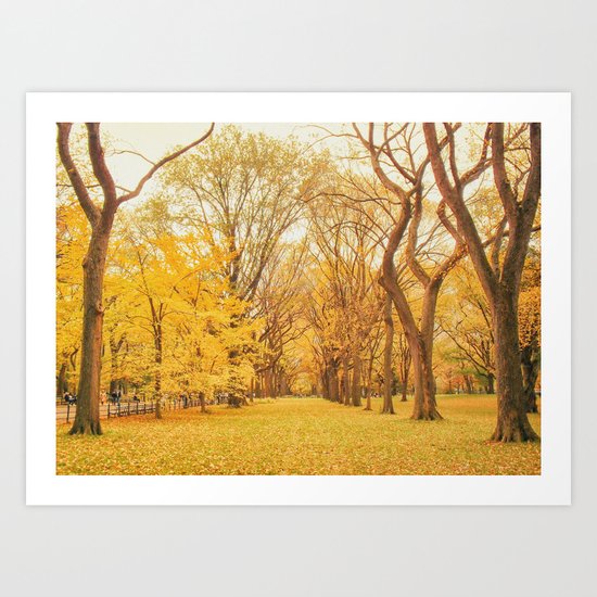 New York City Autumn Art Print