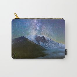 Milky Way Over Mount Rainier Carry-All Pouch