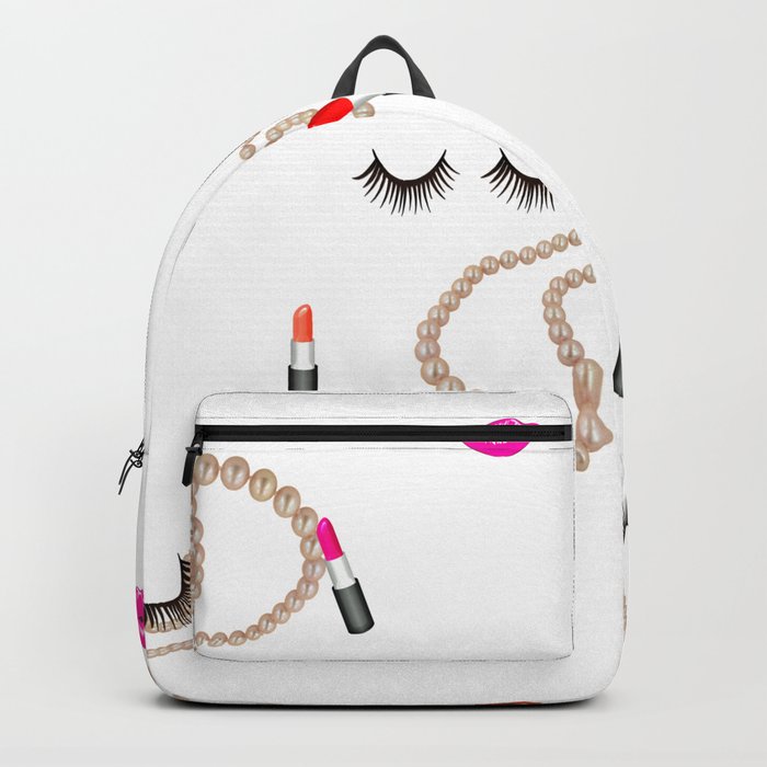Make up lover gift idea.Make up pattern Backpack