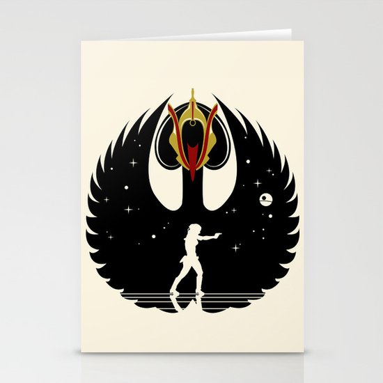 Queen Swan Stationery Cards