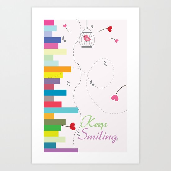 Smile! Art Print