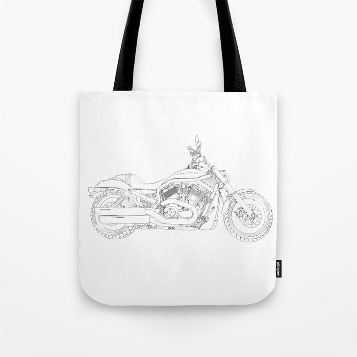 motorcycle tote bag