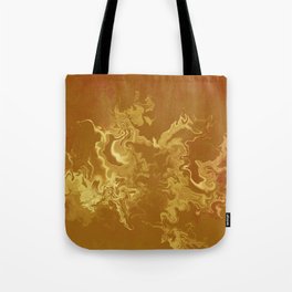 Dragon fire abstract Tote Bag