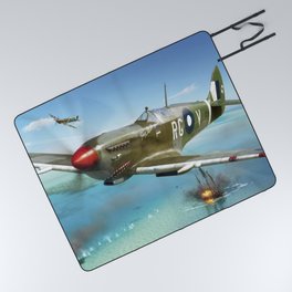 Spitfire Pacific Picnic Blanket