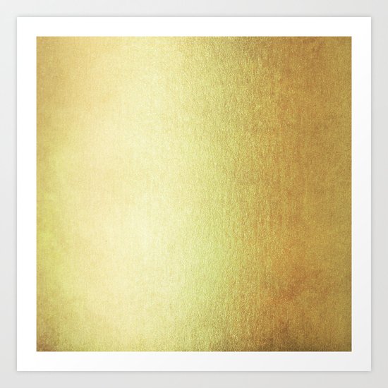 Simply 24K Gold Art Print