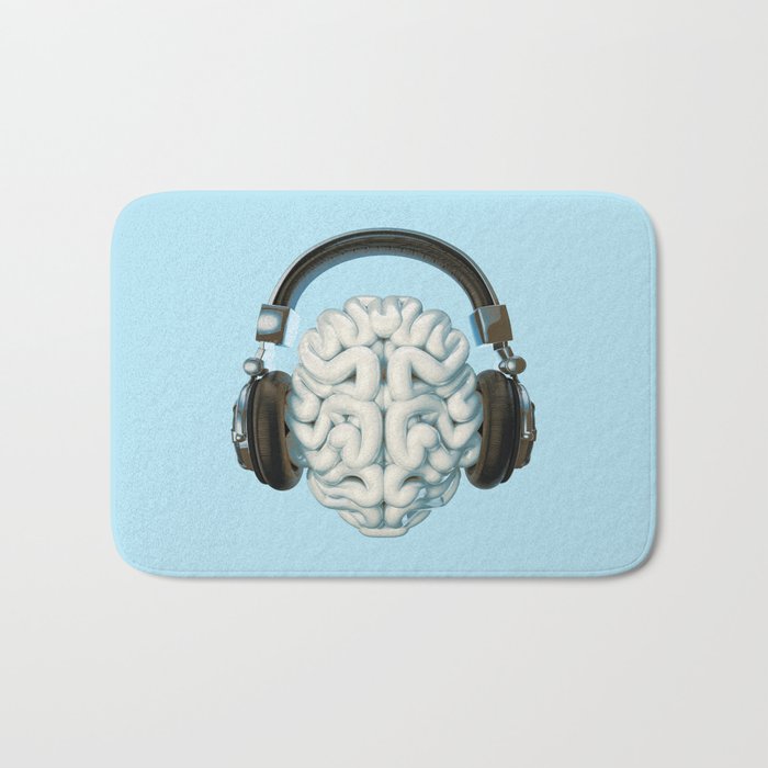 アート・デザイン・音楽 CONCEPTUAL PEOPLE PHOTOGRAPHY2 Mind Music Connection /3D render of human brain wearing
